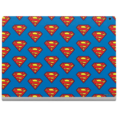 DC Comics Superman Logo Pattern Surface Book 2 13.5in Skin